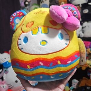 NWT Squishmallows Hello Kitty Kaiju Style 8" Plush